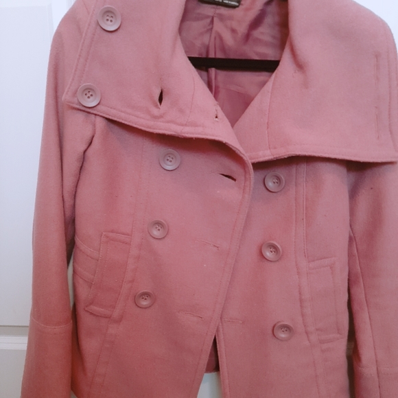 Zara TRF purple wool coat - Picture 2 of 4